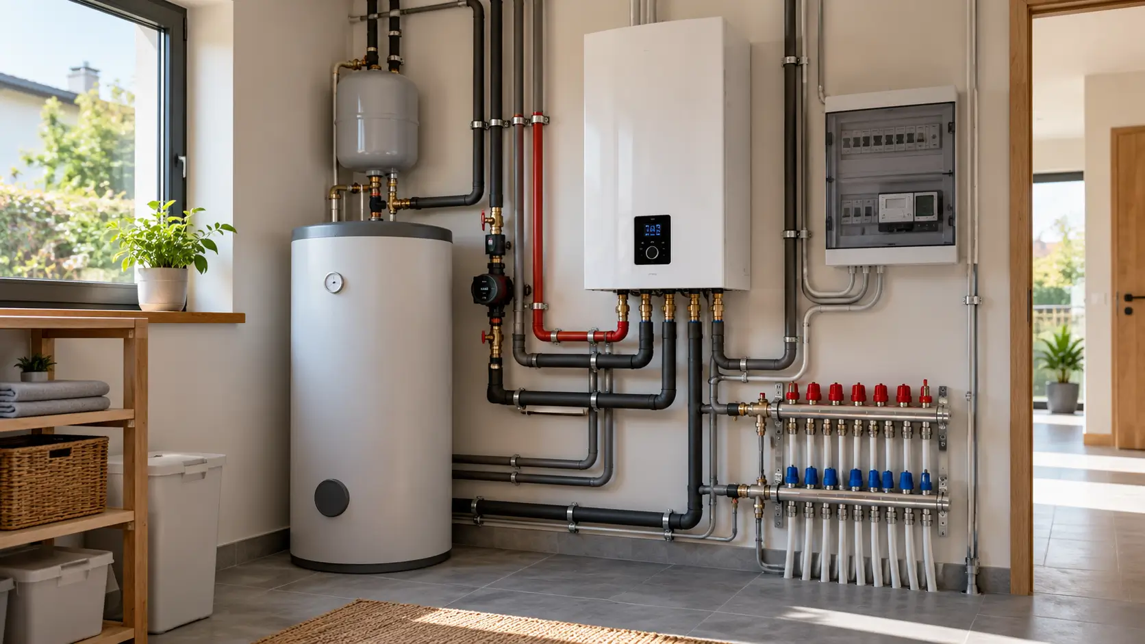 Kocioł elektryczny w nowoczesnej instalacji grzewczej domu