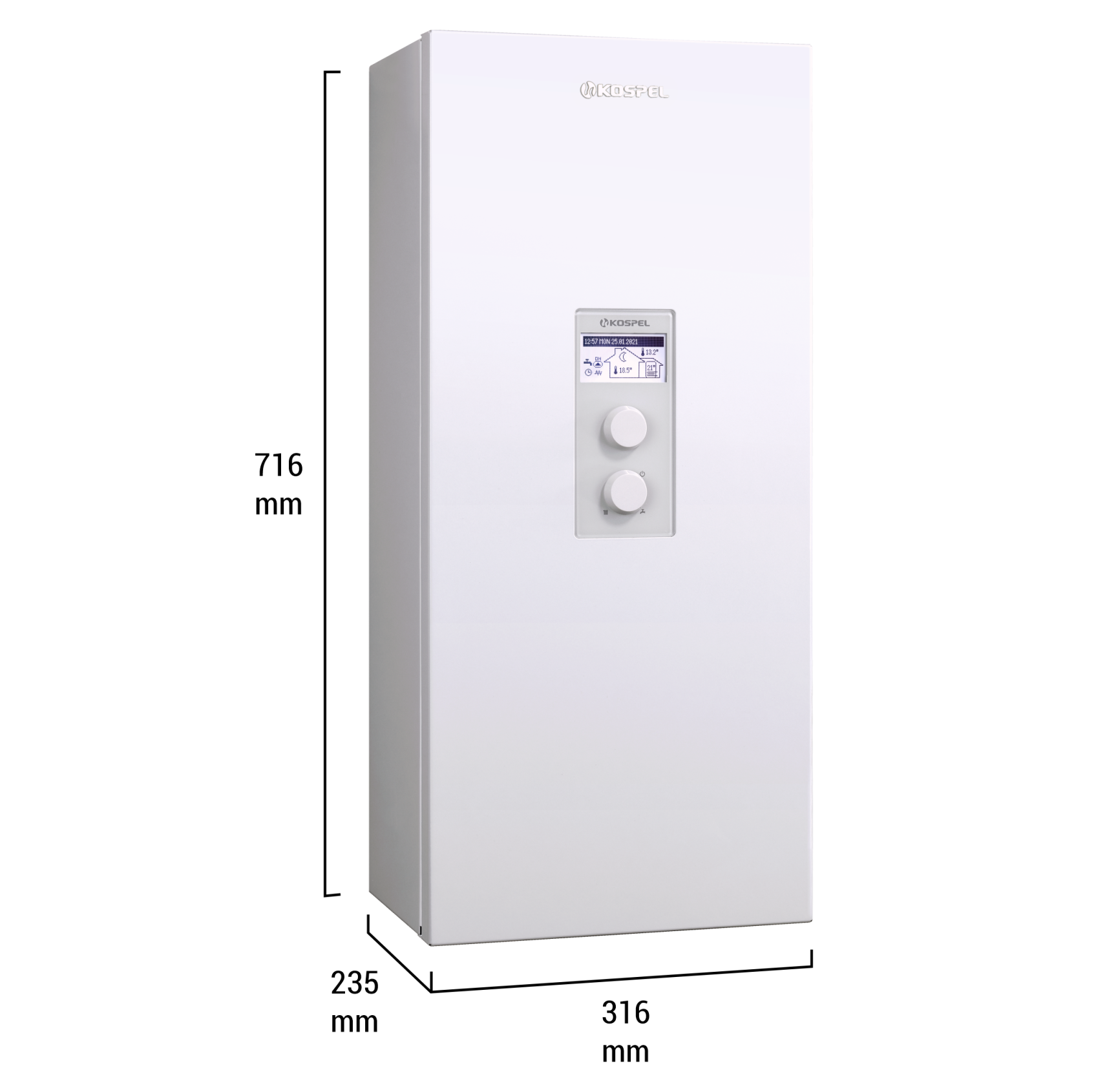 Kocioł elektryczny ze sterowaniem pogodowym Kospel EKCO.MN3 / M3